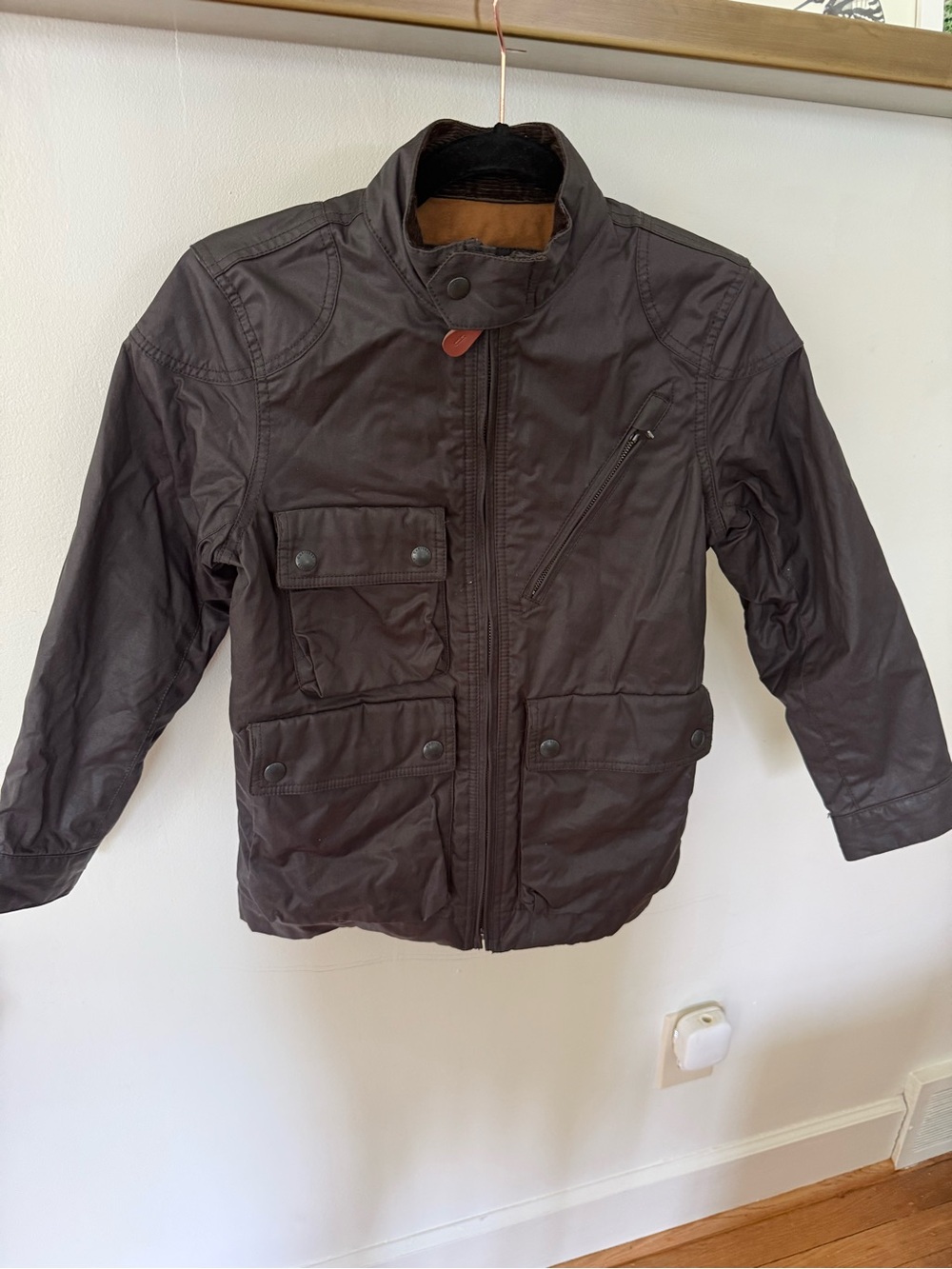GAP Boys' Dark Brown Utility Raincoat